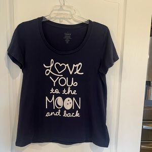 Torrid love you to the moon and back Graphic Tee. Plus size 1